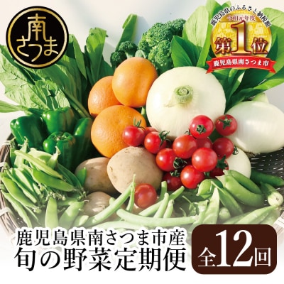 旬鮮野菜と果物のセット(12～14品目)