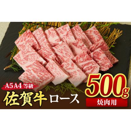 ふるさと納税 佐賀牛 ロース 焼肉用 500g A5 A4 (H085128) 佐賀県神埼市