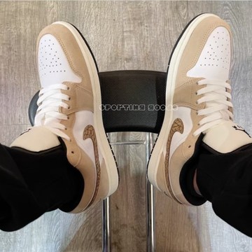 S.G AIR JORDAN 1 LOW SE DZ4130-201 DZ5368-201 白棕 AJ1 運動鞋 男女鞋