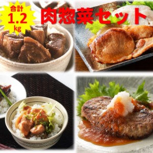 肉 ハム 惣菜 送料無料 札幌バルナバハム 福袋肉惣菜セット 福袋セット セット 詰合せ ハンバーグ　角煮 豚 簡単 冷凍 レンジ 焼く