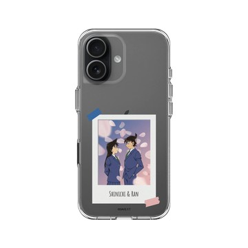 iPhone 17 Clear Case（相機按鈕） 透明 - Detective Conan - 新一&小蘭
