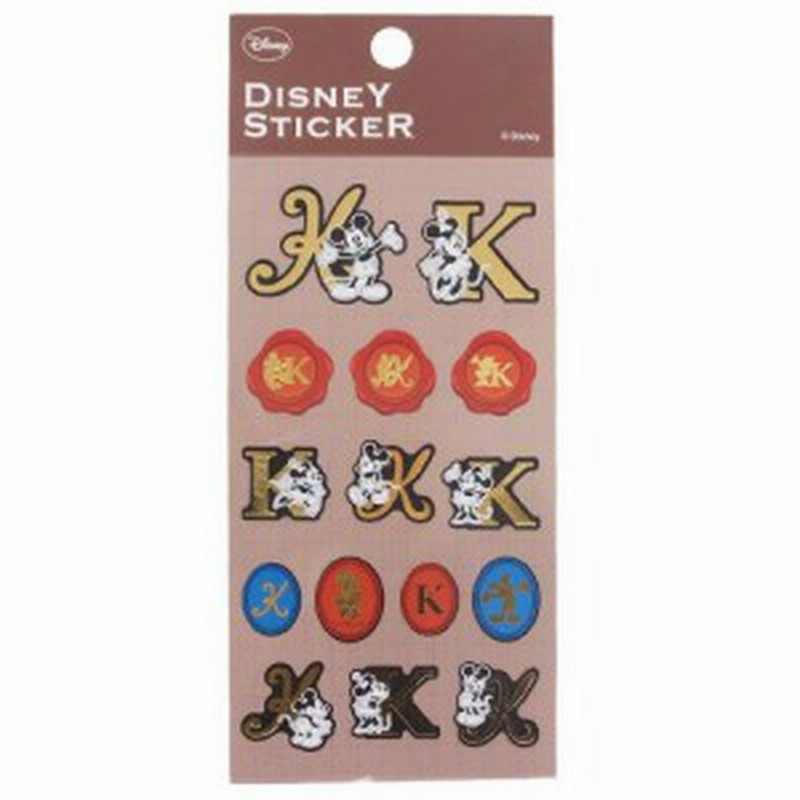 ミッキー ミニー K アルファベットシール ディズニーキャラクターグッズ シネマコレクション メール便可 通販 Lineポイント最大1 0 Get Lineショッピング