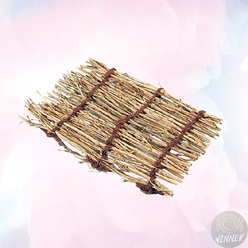 竹籬編【Winner】 擺盤籬笆 裝飾竹籬 天然竹絲 竹子屏風 竹絲 冷菜擺盤竹籬編 冷盤剌身盤專用竹籬笆【Z999】