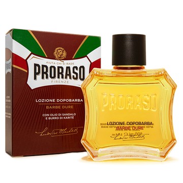 義大利 Proraso 檀香保濕鬍後水（紅標）鬚後水 鬍後乳 鬍後保養 鬚後乳 刮鬍水 毛孔收斂水 爽鬍水 鬚後爽膚水