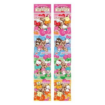 hokka 北陸製菓 三麗鷗蝴蝶結造型四連餅 原味  80g  2組