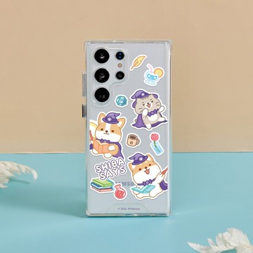 柴語錄魔法師三寶防摔透明SAMSUNG手機殼