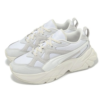 Puma 休閒鞋 Sophyr WV Wns 女鞋 白 米白 厚底 老爹鞋 增高 復古 39968901