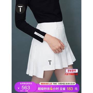 T/歐巡賽高爾夫服裝女士短裙秋季時尚運動百搭百褶裙EF232DZ084