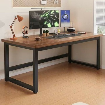 【簡約大空間】學習桌 電腦桌 書桌 辦公桌 臺式桌 家用書桌 學生桌 臥室桌 長方形設計 多層收納 穩固耐用 學生辦公兩用