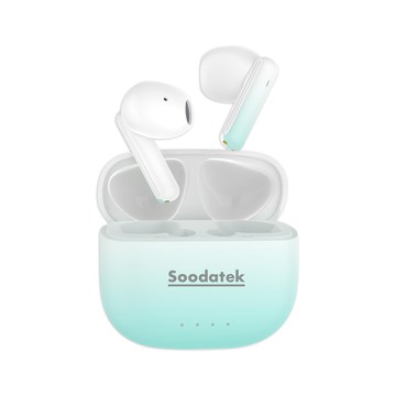 Soodatek Spring Buds 藍芽耳機 5.3版本 10m通訊距離  STWS01-PCG51  藍色