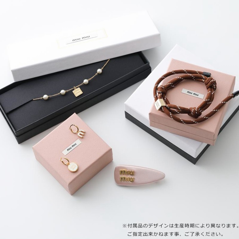 MIUMIU ミュウミュウ ピアス 5JO912 2F6T レディース ロゴ