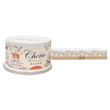 Cherie 法麗 微湯汁室內貓排毛配方 貓罐 鮪魚佐鮮蝦 24罐  80g