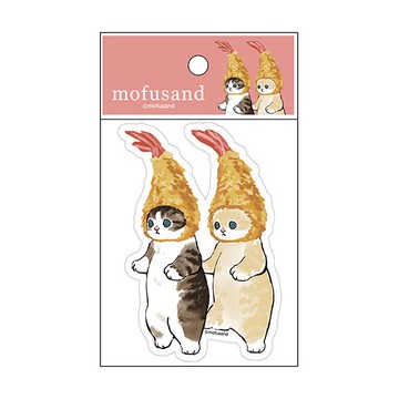 貓福珊迪 造型貼紙-炸蝦 墊腳石購物網