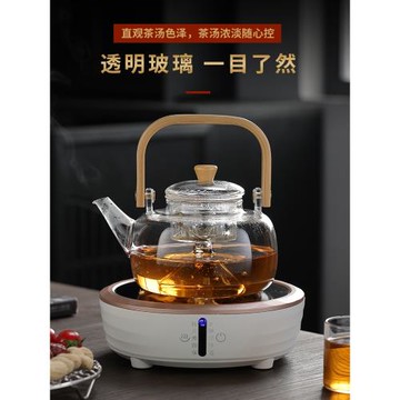玻璃茶壺泡茶家用煮茶壺加厚耐高溫泡茶壺單壺可加熱茶具圍爐煮茶
