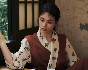 新中式中國風藏裝  中古博拉藏服 上衣/背心裙