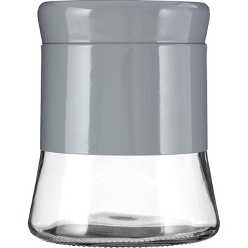 Premier 英國 旋蓋玻璃收納罐(灰800ml) / 收納瓶 儲物罐 零食罐