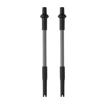 Blender Bottle 可調整彈性吸管 黑色 + 黑色  2個  1組