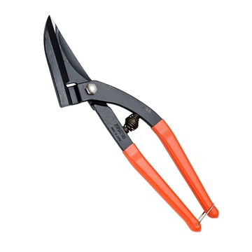 金鹿工具 MIMATSU 直線剪 250mm 高碳鋼 日本產 紅色手柄  1支