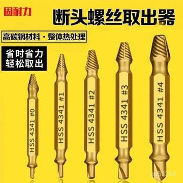 🔥臺灣出貨🔥斷絲取出器萬能取斷螺絲取絲器反滑絲牙反牙拆除神器攻絲鑽頭拆卸hhfoof