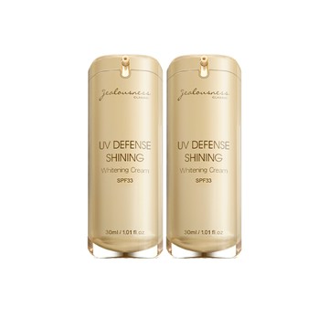 【效期良品】閃閃發光防曬素顏霜SPF33 30mlx2
