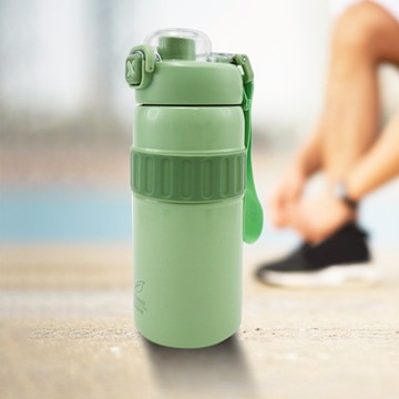 萌絲塔316不鏽鋼雙飲杯-600ml-1支 (附吸管)