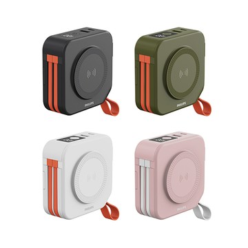 福利品出清【PHILIPS飛利浦】十合一行動電源 放心充FunCube 黑