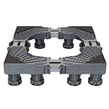 【YV61286】加大通用型雙管 8腿4雙輪冰箱洗衣機烘乾機 底座托架 可伸縮萬向輪移動置物架 直立滾筒通用