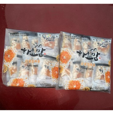 現貨 韓國🇰🇷濟州島 伴手禮 Hahyomam 濟州柑橘片米香蜜果餅乾 濟州米香柑橘菓酥 整片橘子 餅乾 濟州餅乾