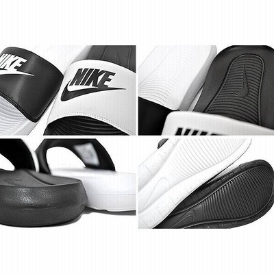 Nike スライドサンダル ブラックホワイト　ペイズリー柄 ナイキ ビクトリー 1 スライド ミックス NIKE VICTORI ONE SLIDE