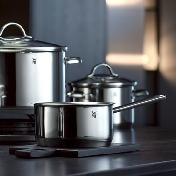 【德國 WMF】義大利製 Gourmet Plus 五星不鏽鋼單手鍋 (單手湯鍋20cm 2.5L )