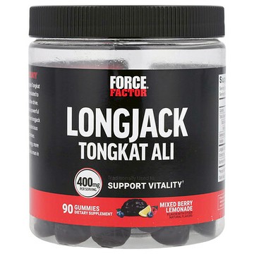 Force Factor, 東革阿裡軟糖，混合漿果檸檬水，400 毫克，90 粒（每粒軟糖 133 毫克）