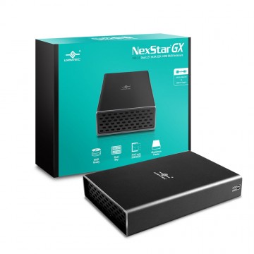凡達克NexStarGX USB 3.0雙槽2.5吋SATA SSD / HDD RAID外接盒(NST-272S3-BK)