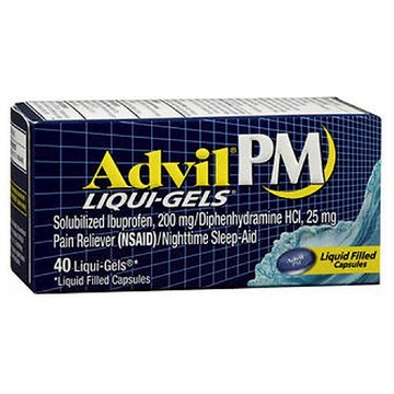 Advil PM Pain Reliever 40 Liqi Gels by Advil