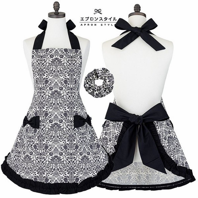 エプロン フリル ダマスクホワイト地スイートフリルエプロン Sf 116 かわいい オリエンタル ウェディング おしゃれ エプロンスタイル 日本製 大人 通販 Lineポイント最大0 5 Get Lineショッピング