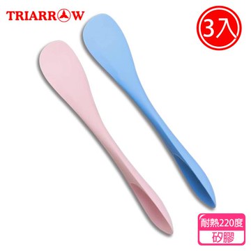 三箭牌 雙頭耐熱矽膠刮刀 HS-S31(3入組)