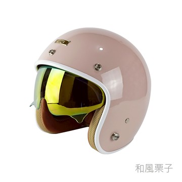 華泰 Ninja 安全帽 K-806Y  K-806SY 漾蜜墨鏡騎士帽 和風栗子 金屬齒排釦 全拆洗 復古帽 半罩