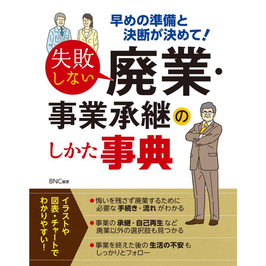 失敗しない廃業・事業承継のしかた事典 電子書籍版   編著:BNC