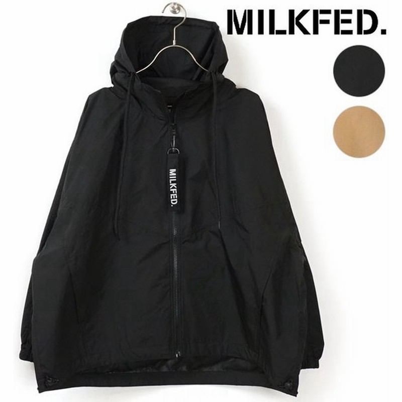 ミルクフェド Milkfed レディース パーカー フーデッドジャケット Hooded Jacket Ss ライトアウター 長袖 ナイロンジャケット 通販 Lineポイント最大0 5 Get Lineショッピング