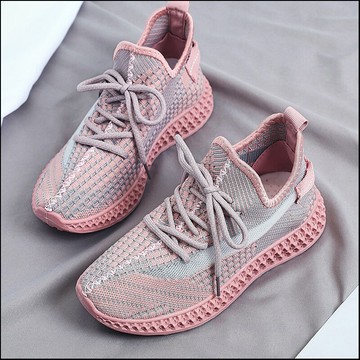 女鞋【疾瘋部落】新款時尚透氣運動鞋女軟底休閑椰子鞋跑步鞋