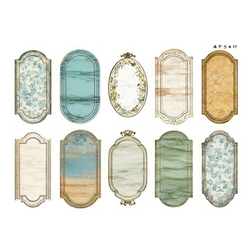 【9 月新品】20-147-0411 裁切紙 幻想復古浪漫喫茶店