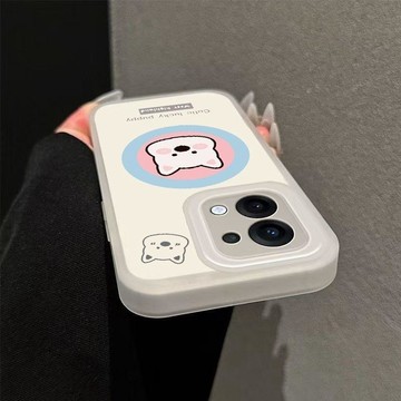 可愛手機殼 適用蘋果手機殼 防摔西高地狗適用蘋果16 17ProMax手機殼iPhone12 13 線條小狗手機殼 犬