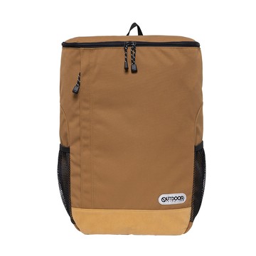 【OUTDOOR】率真年代15.6吋電腦經典方型後背包-淺褐色 OD153331BE