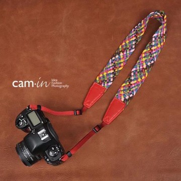 cam-in 棉織編織系列專業相機背帶 通用接口 cam8676-2