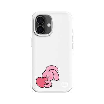 iPhone 16 SolidX 白 - Pink & Ven - Love Pink