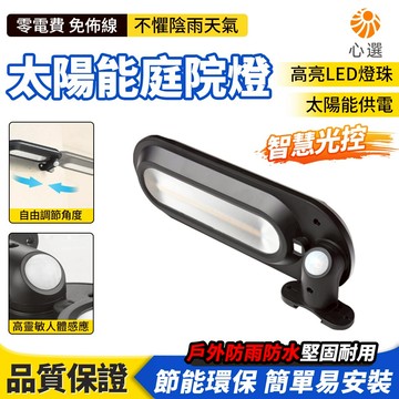 【HeartPick心選】太陽能庭院壁燈 戶外防水燈 照明路燈 人體感應燈 圍墻壁燈 太陽能燈 路燈 圍欄壁燈