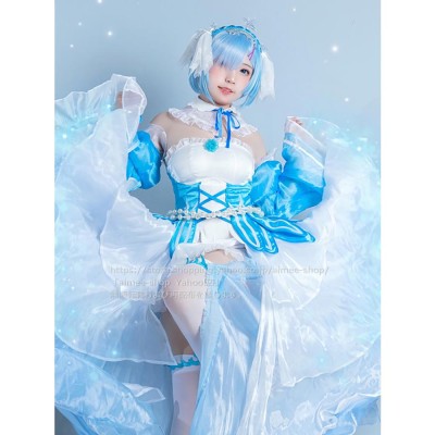 三分妄想1/3Delusion】ゼロから始める異世界生活 レム コスプレ衣装 Crystal Dress Ver.衣装 ※完売品 Mサイズ |  LINEブランドカタログ