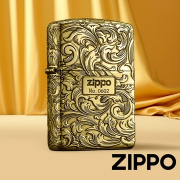 ZIPPO 仿古銅機身 雷雕技術 唐草花紋 歐式古典 洛可可 Z-094 終身保修
