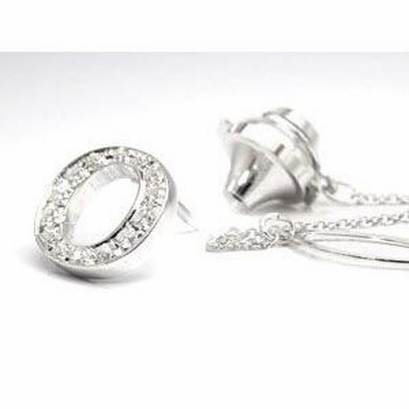 メンズ プラチナピンブローチ ダイヤモンド ラペルピン イニシャルブローチ W ダイヤ 0.22ct 人気ブローチ タイタック タイピン タックピン 送料無料