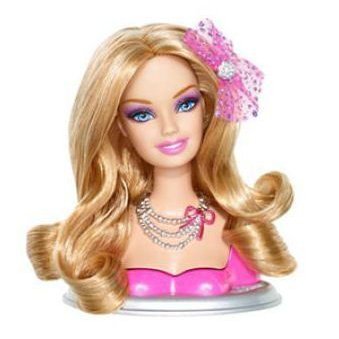 Barbie バービー Fashionistas Swappin' Styles Doll Head 人形 ドール