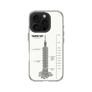 iPhone 16 Pro Clear 透明 - 台北101 - 台北101-建築圖紙